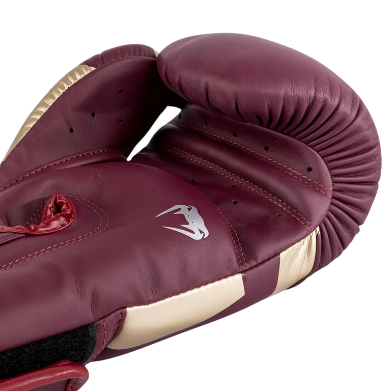 Venum Boxing Gloves Elite Burgundy/Gold