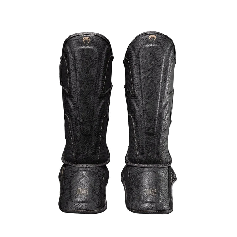 Venum Shin Guards Impact Evo Scales Dark Grey