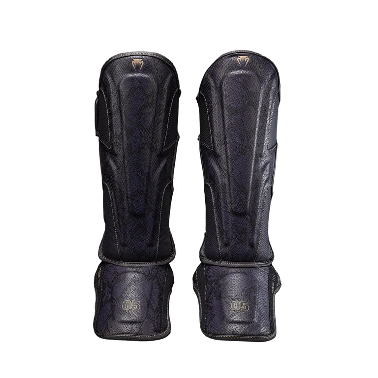 Venum Shin Guards Impact Evo Scales Dark Purple
