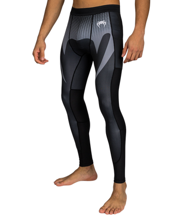 Venum Spats No Gi Black/Silver Grey