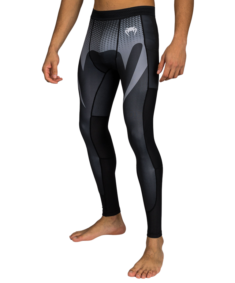 Venum Spats No Gi Black/Silver Grey