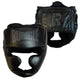 Rumble Head guard Leather Black/Grey