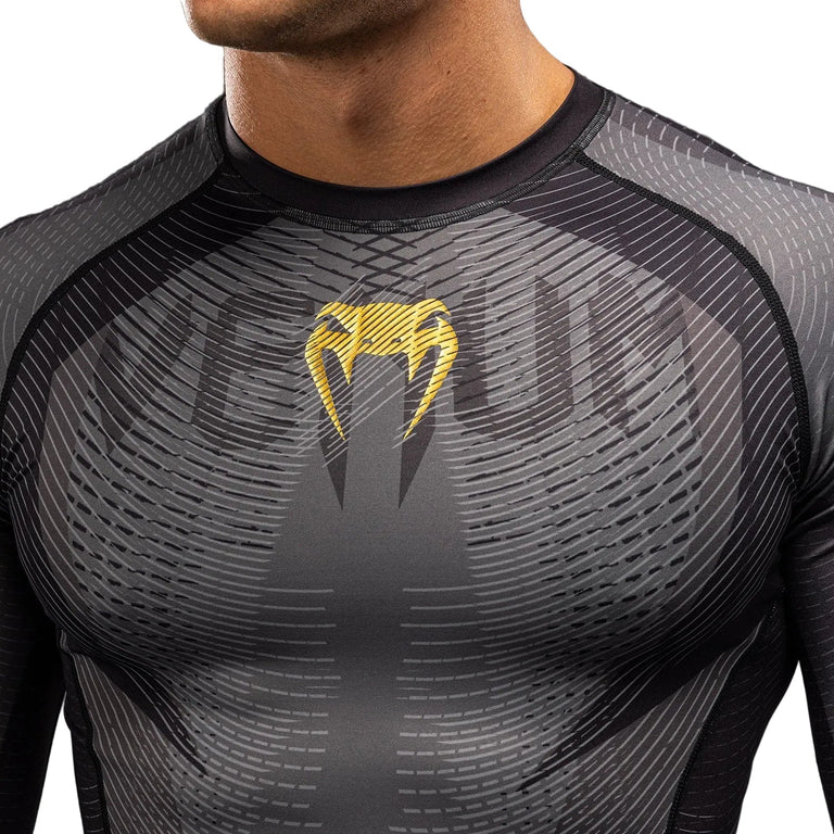 Venum Galactic 3.0 Long Sleeve Rashguard Black/Gold
