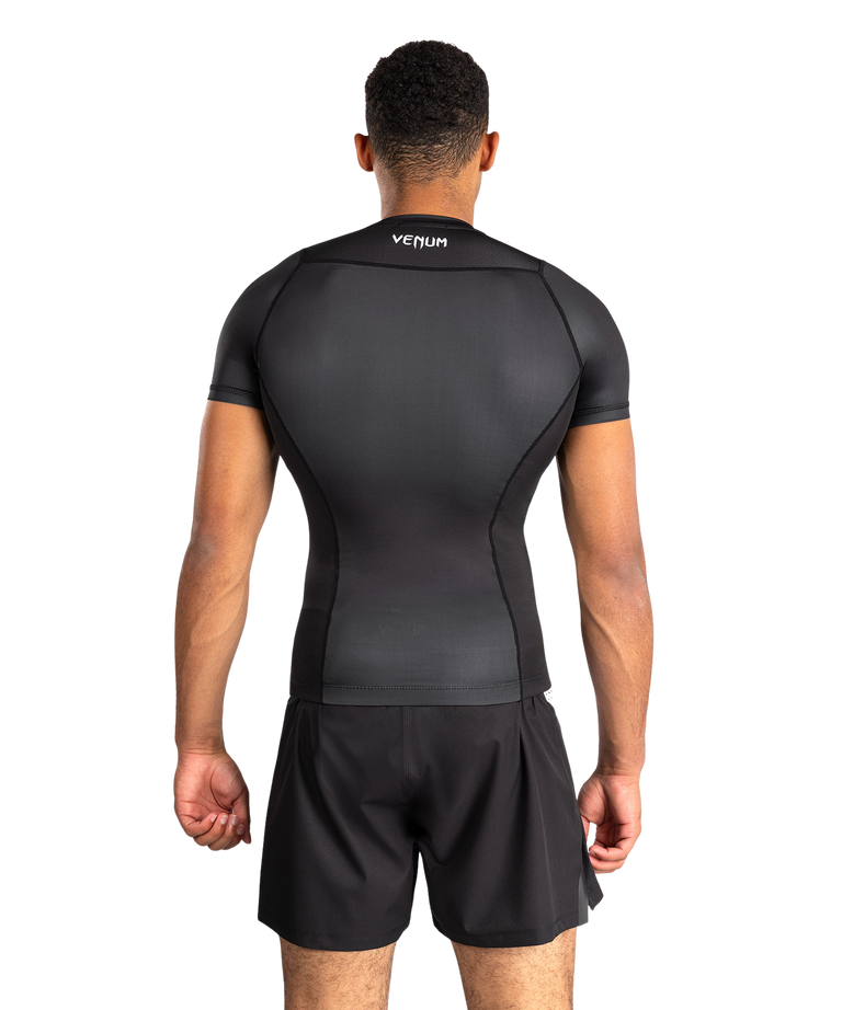 Venum Rashguard No Gi Short Sleeve Black/White