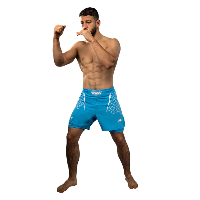 Venum X WOW FC Fightshort Ocean Blue