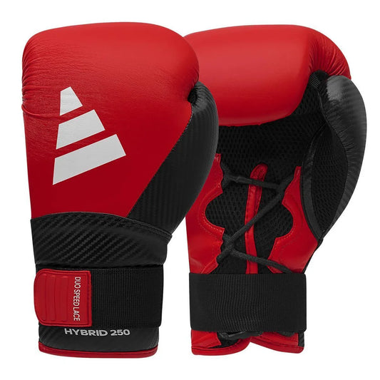 Adidas Boxing Gloves Hybrid 250 Duo Lace Red/Black