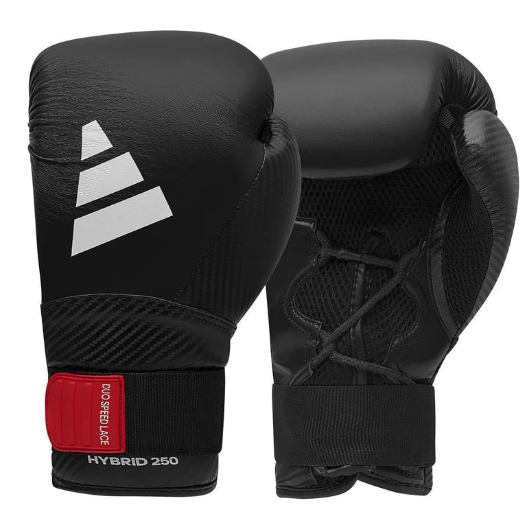 Adidas Boxing Gloves Hybrid 250 Duo Lace Black