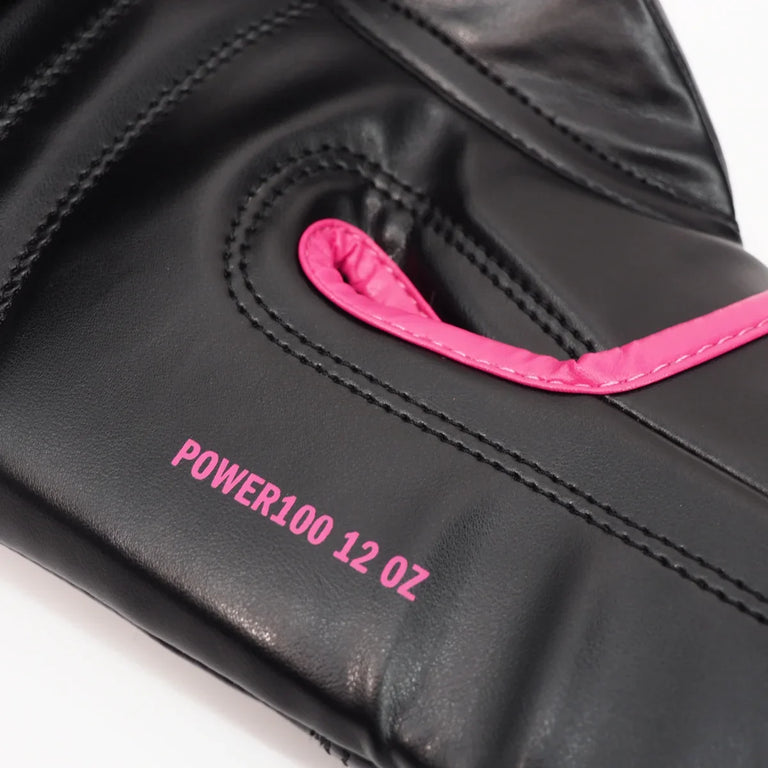Adidas Boxing Gloves Power 100 Black/Pink