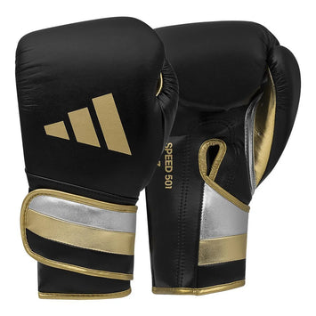Adidas Boxing Gloves Speed 501 Black/Gold