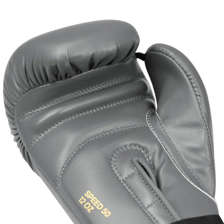 Adidas Boxing Gloves Speed 50 Grey/Gold