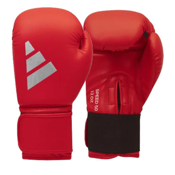 Adidas Boxing Gloves Speed 50 Red/Silver