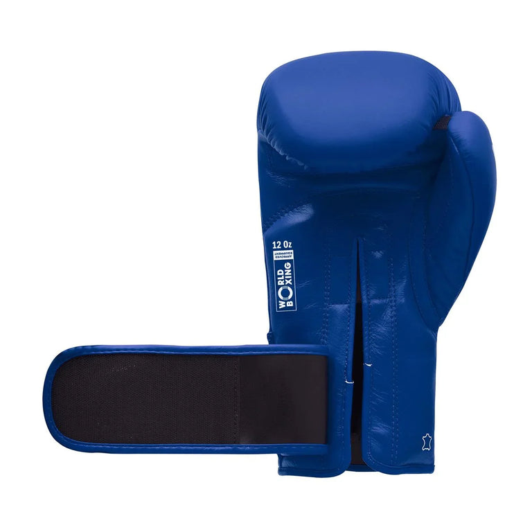 Adidas Boxing Gloves Velcro World Boxing Blue