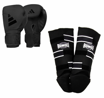 Adidas/Rumble Kickboxing Set Combat 50 and De Luxe