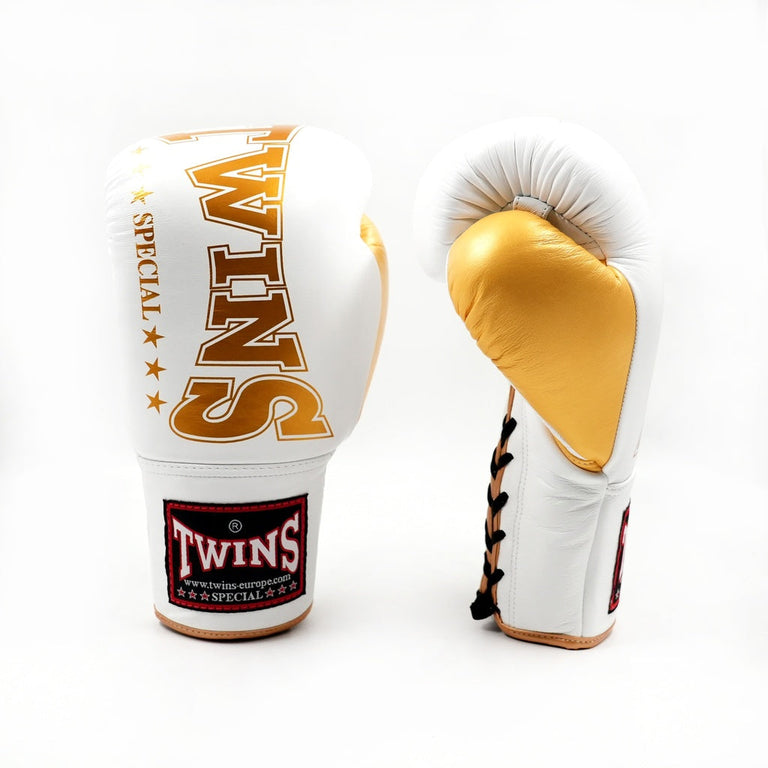 Twins Boxing Gloves BGLL 8 White
