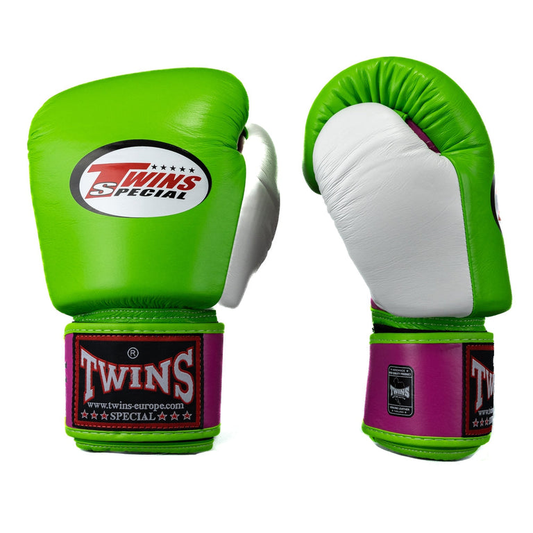 Twins Boxing Gloves BGVL 3 Purple/Green/White