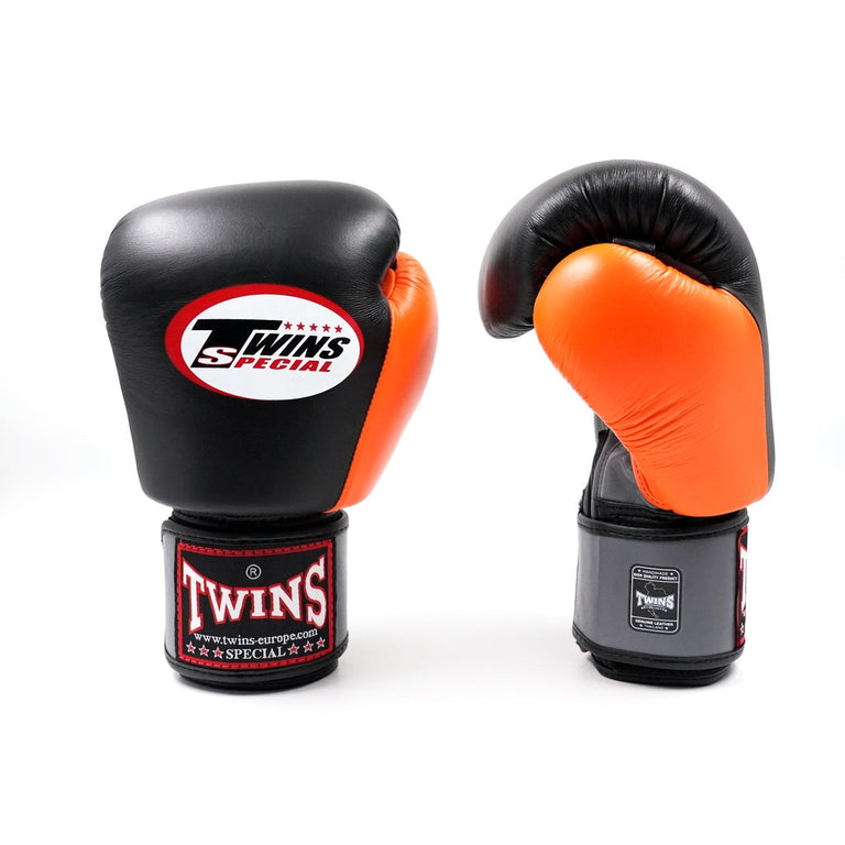 Twins Boxing gloves BGVL 3 AIR Black/Orange/Grey