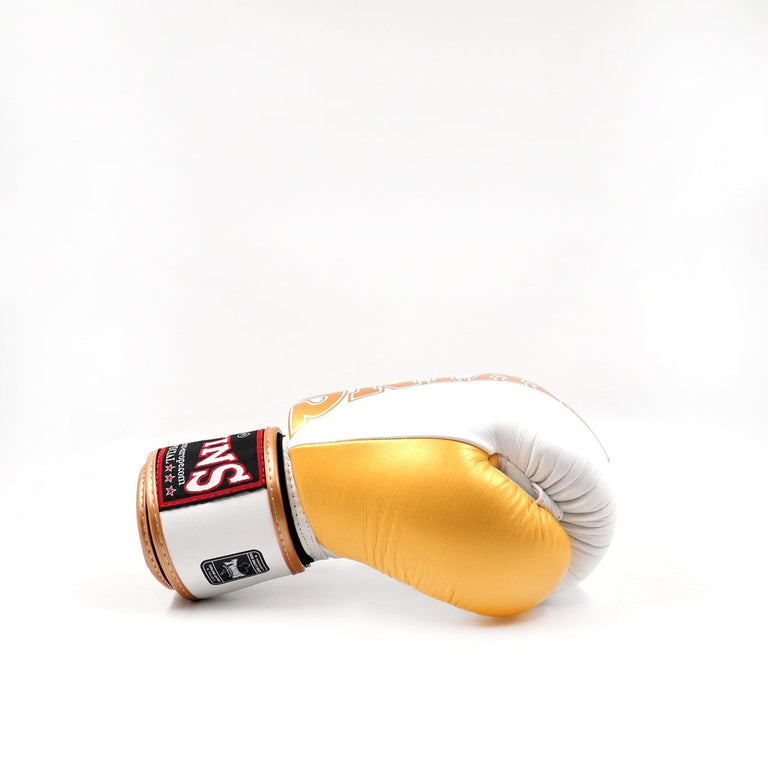 Twins Boxing Gloves BGVL 8 White/Gold