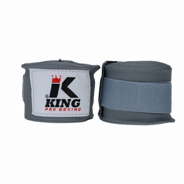 King Pro Boxing Bandage BPC Grey