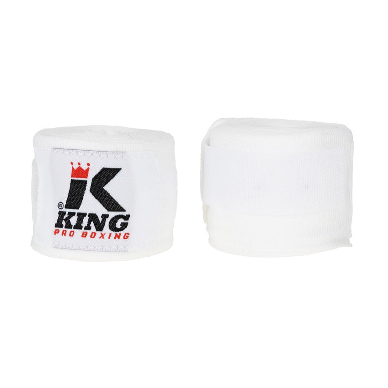 King Pro Boxing Bandage BPC White