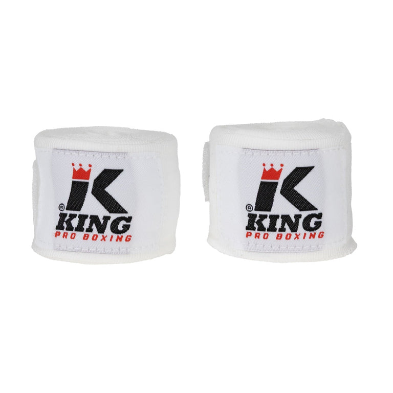 King Pro Boxing Bandage BPC White