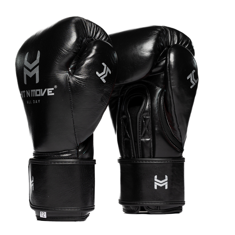 Hit N Move Boxing Gloves All Day Pro Black