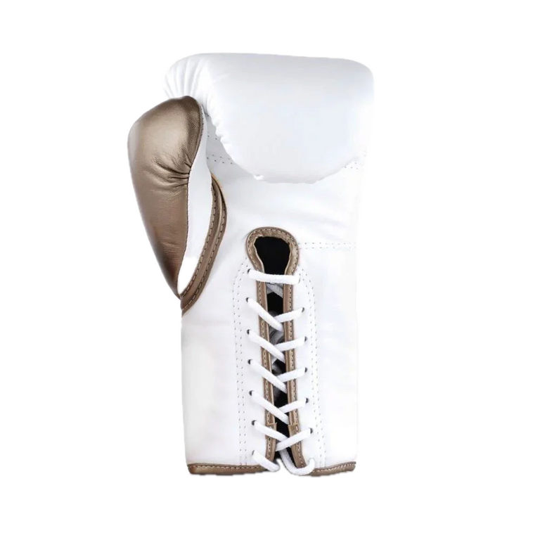 Fly Boxing Glove Superlace White/Gold