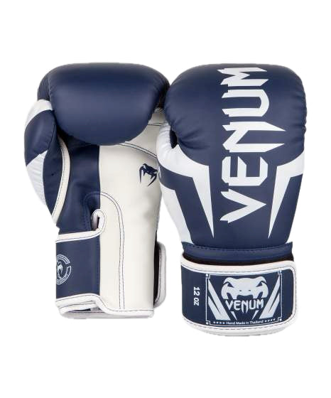 Venum Boxing Gloves Elite Navy/White