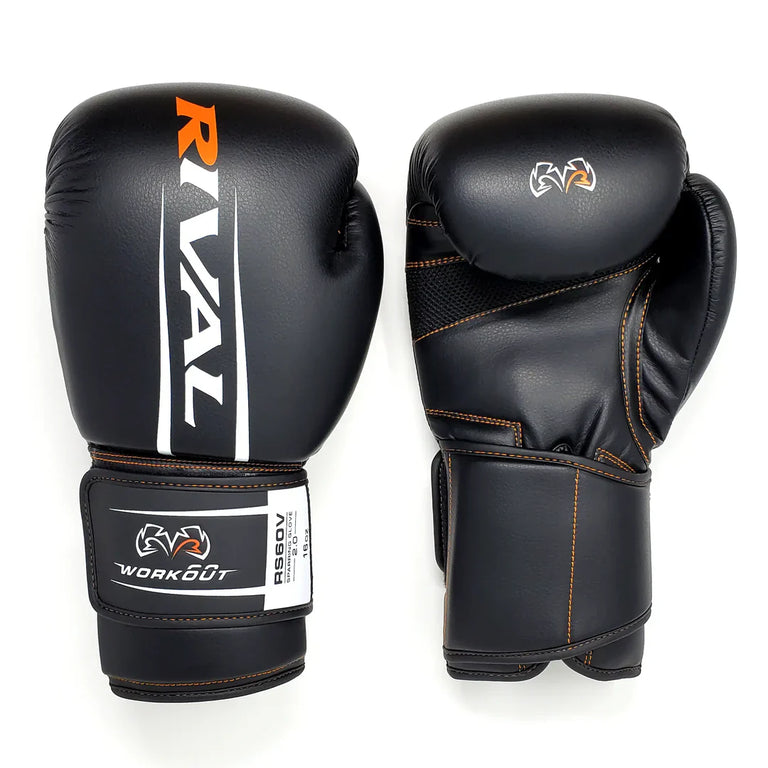 Rival Boxing Gloves RS60V Sparring Black