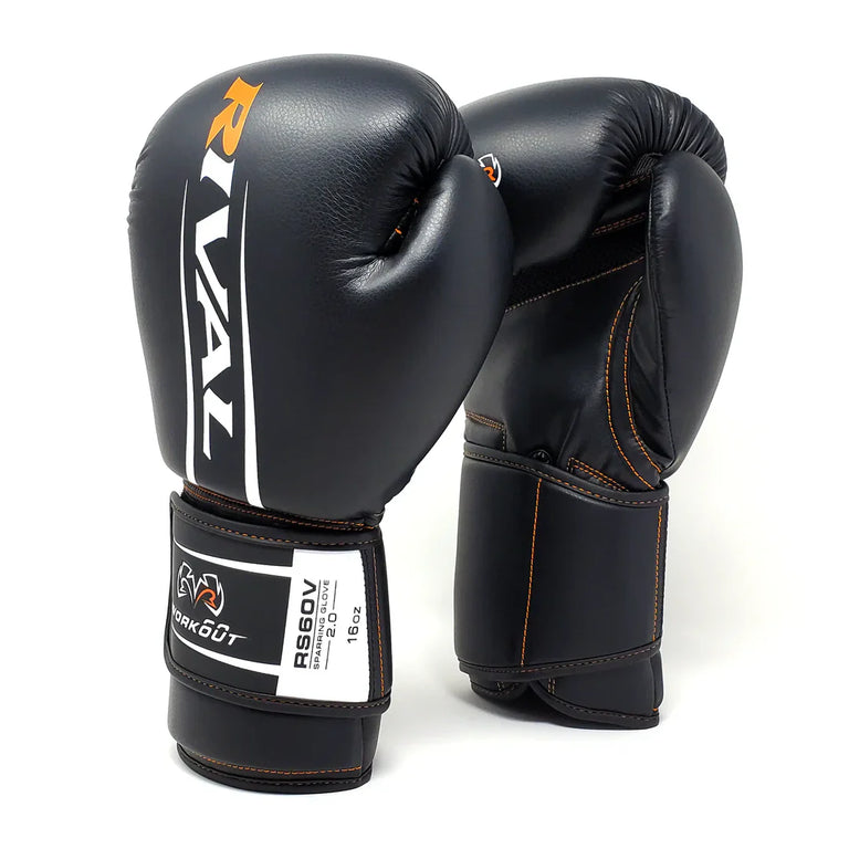 Rival Boxing Gloves RS60V Sparring Black