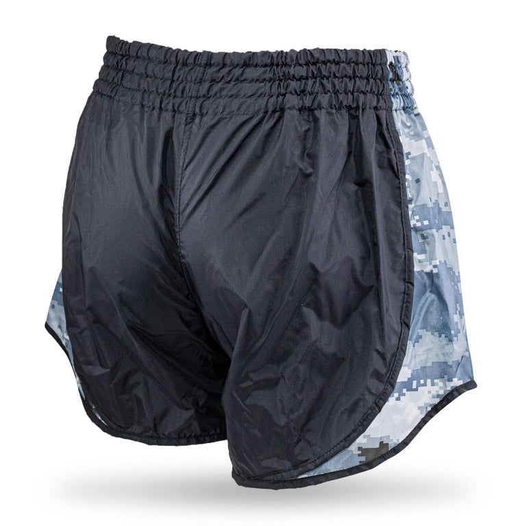 Booster Kickboxing Shorts Retro Hybrid Black/Camo Grey