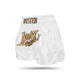 Booster Kickboxing Shorts TBT Thunder White/Gold