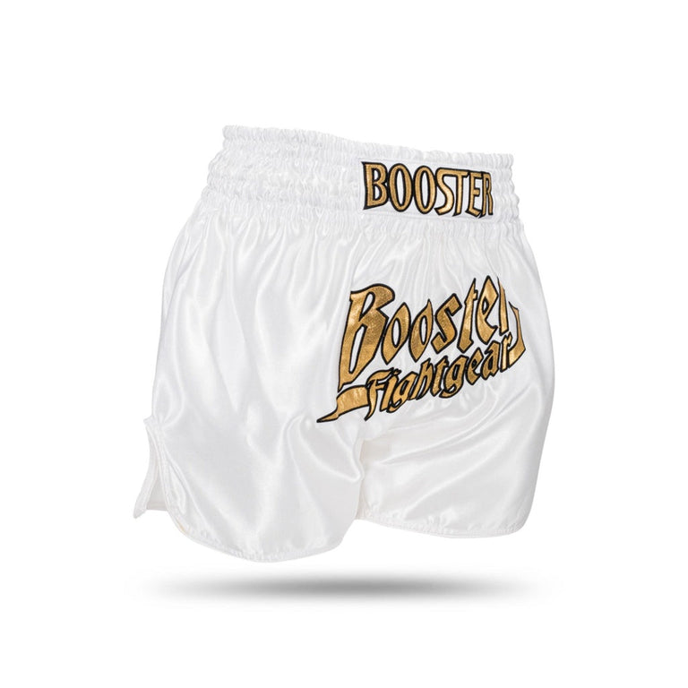 Booster Kickboxing Shorts TBT Thunder White/Gold