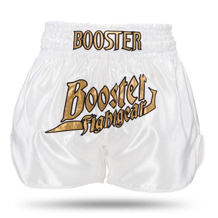 Booster Kickboxing Shorts TBT Thunder White/Gold