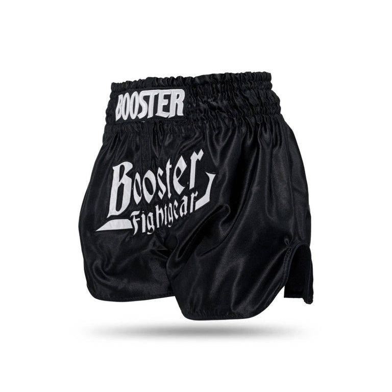 Booster Kickboxing Shorts TBT Thunder Black/White
