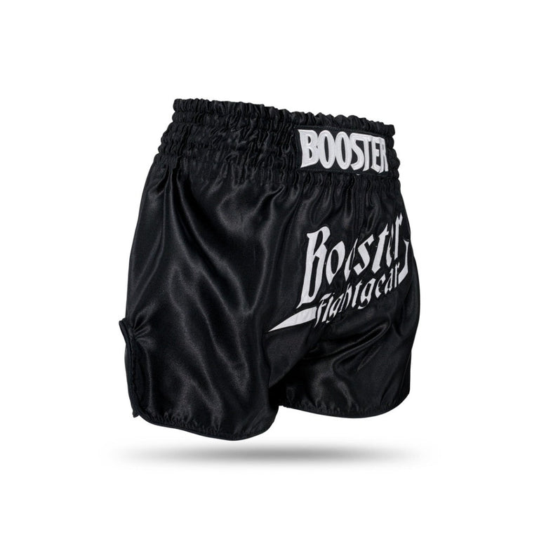 Booster Kickboxing Shorts TBT Thunder Black/White