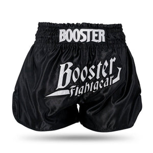 Booster Kickboxing Shorts TBT Thunder Black/White