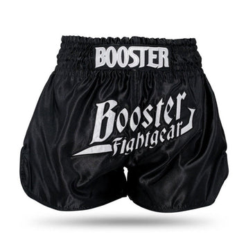 Booster Kickboxing Shorts TBT Thunder Black/White