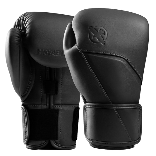 Hayabusa Boxing gloves E1 Leather Onyx Black