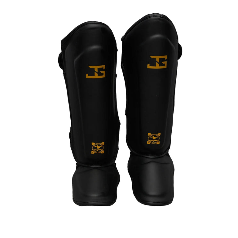 Joya Gear Shin Guards Strike Air Black/Gold