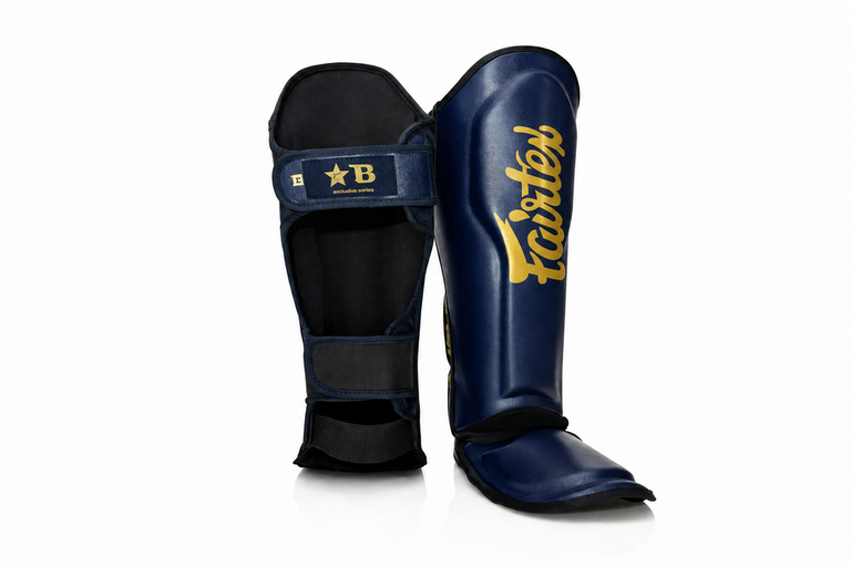 Fairtex Shin Guards Booster FXB-SG Navy