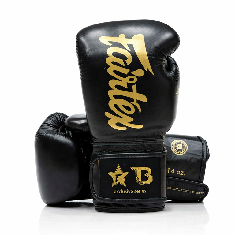 Fairtex Booster Boxing Gloves FXB BG V2 Black/Gold