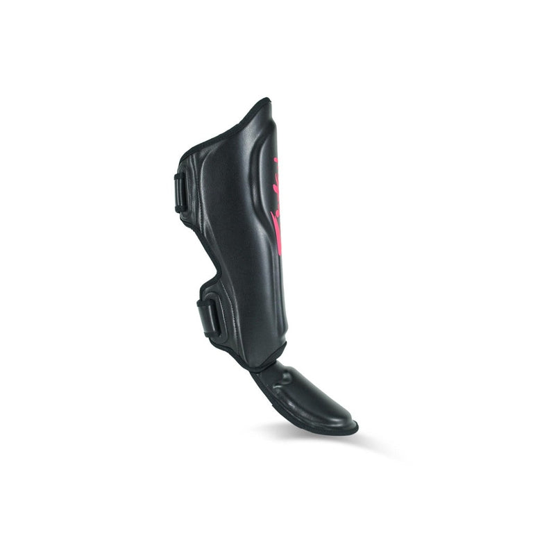 Fairtex Shin guards Booster FXB-SG Black/Pink
