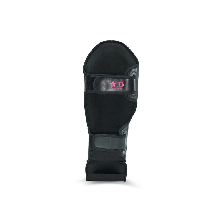 Fairtex Shin guards Booster FXB-SG Black/Pink