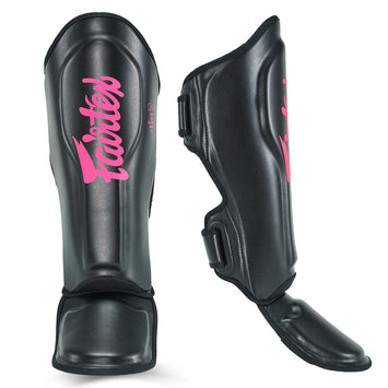 Fairtex Shin guards Booster FXB-SG Black/Pink