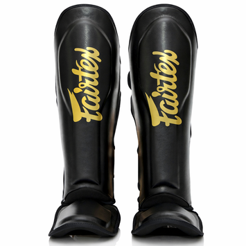 Fairtex Shin Guards Booster FXB-SG Black/Gold