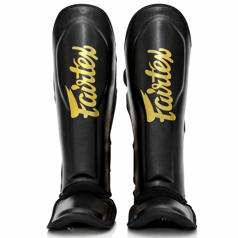 Fairtex Shin Guards Booster FXB-SG Black/Gold