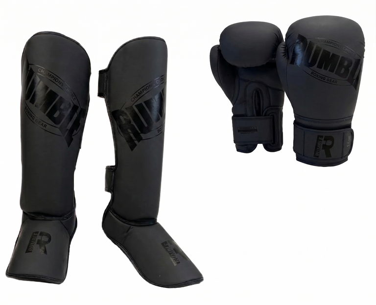 Rumble Kickboxing Set Beginner 2.0 PU Black/Black