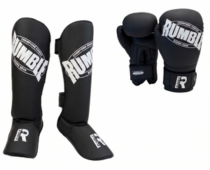 Rumble Kickboxing Set Beginner 2.0 PU Black/White