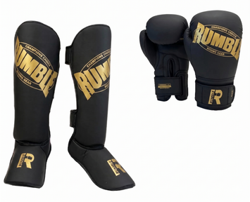 Rumble Kickboxing set Beginner 2.0 PU Black/Gold