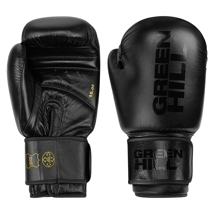 Green Hill Boxing Gloves Tiger Black/Black